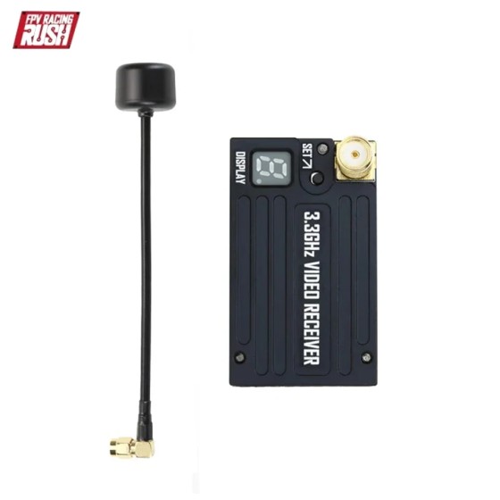 Rush FPV 3.3G 4W VTX 3.3G Long Range VRX Video for Drones Lightweight Metal Frame Upgrade